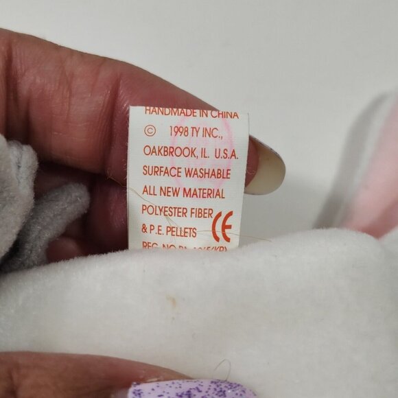 Vintage Ty Original Beanie Baby Kuku Cockatoo Bird Plush 1998 with Hang Tag - Picture 6 of 6